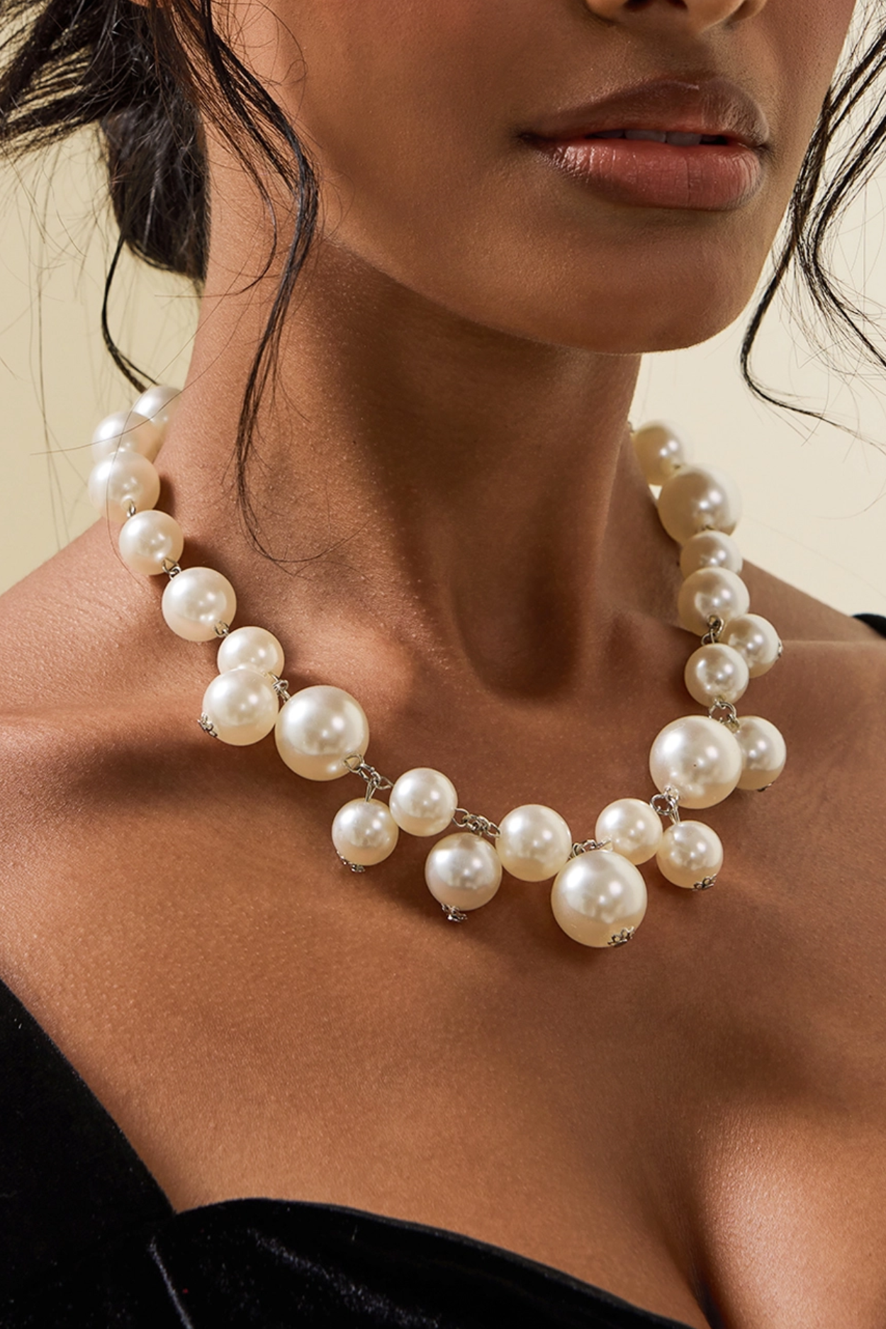 Faux Pearl Necklace