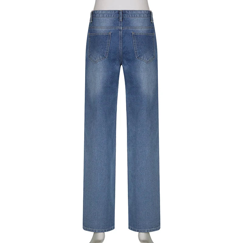 Street-Style Washed Jeans