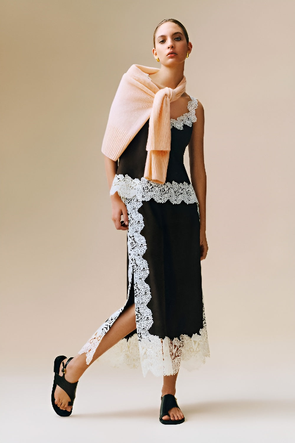 Floral Lace Cami Top + Skirt Co-ord