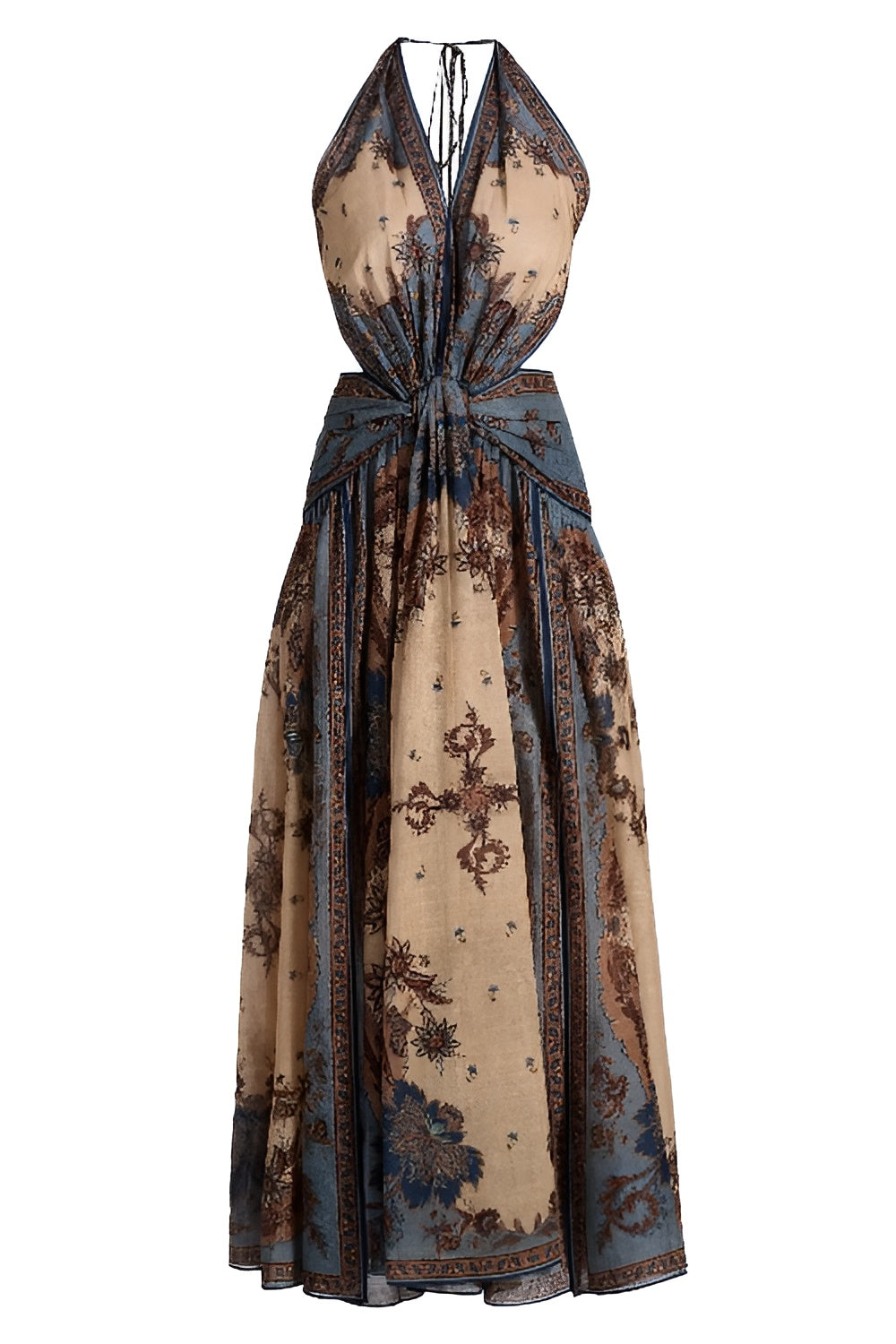 Ascension Cotton Halter Maxi Dress