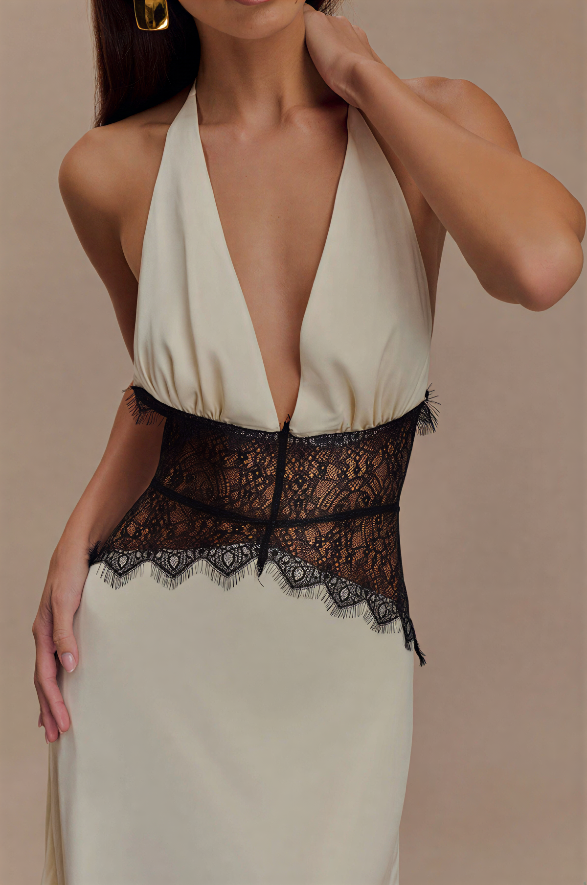 Amara Satin Maxi Dress
