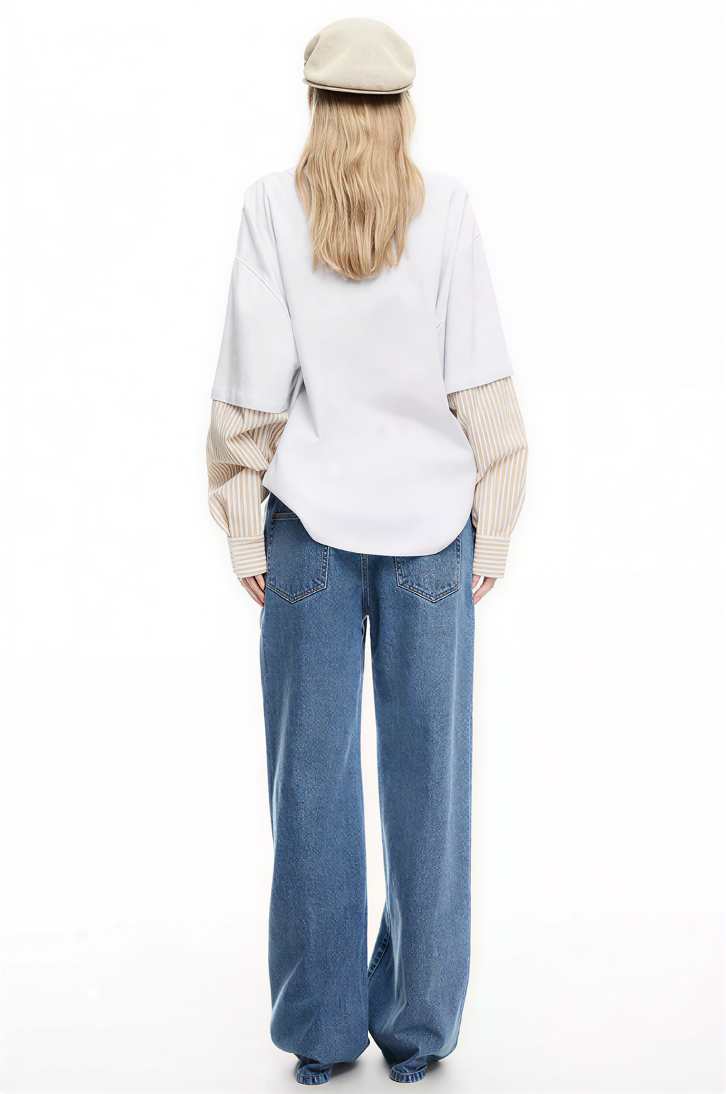 Women's Button Closure Penny Jeans