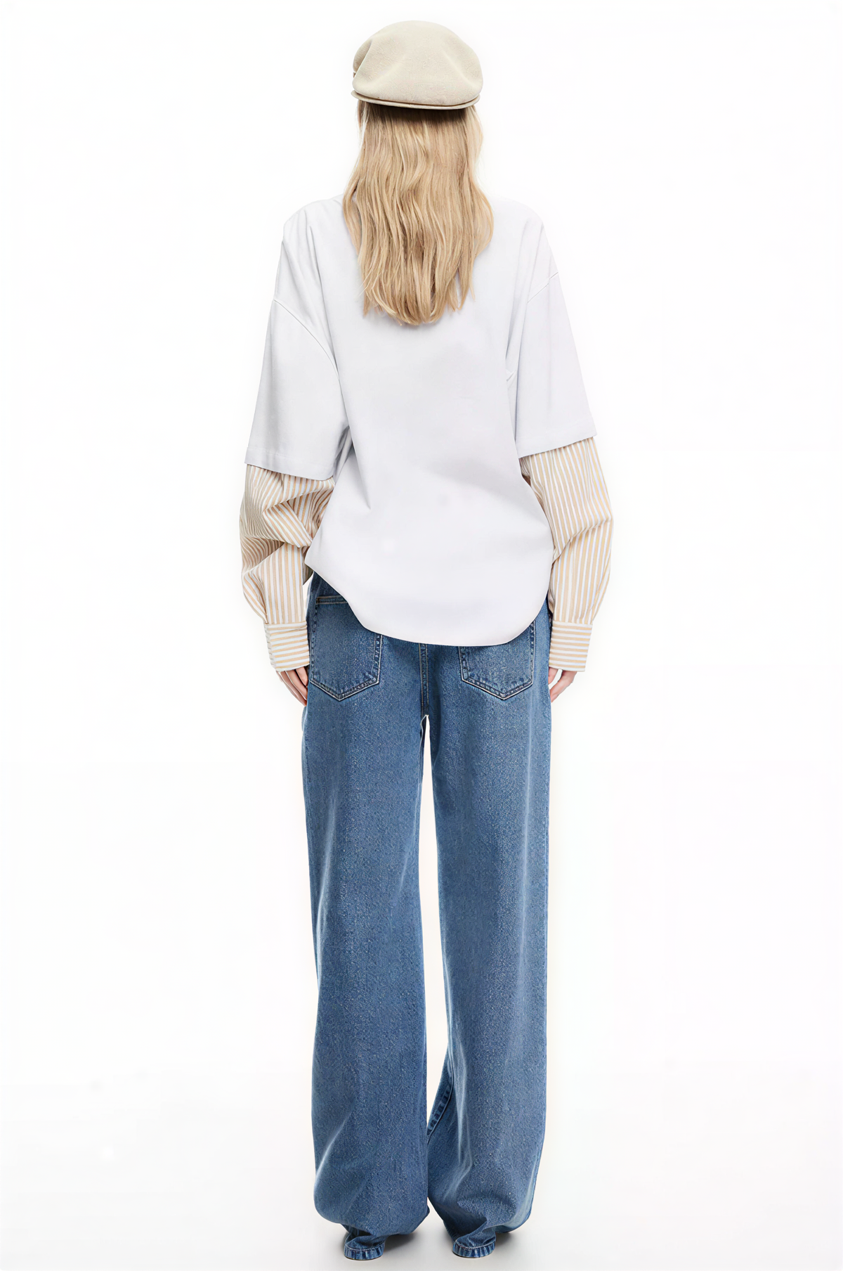 Women's Button Closure Penny Jeans