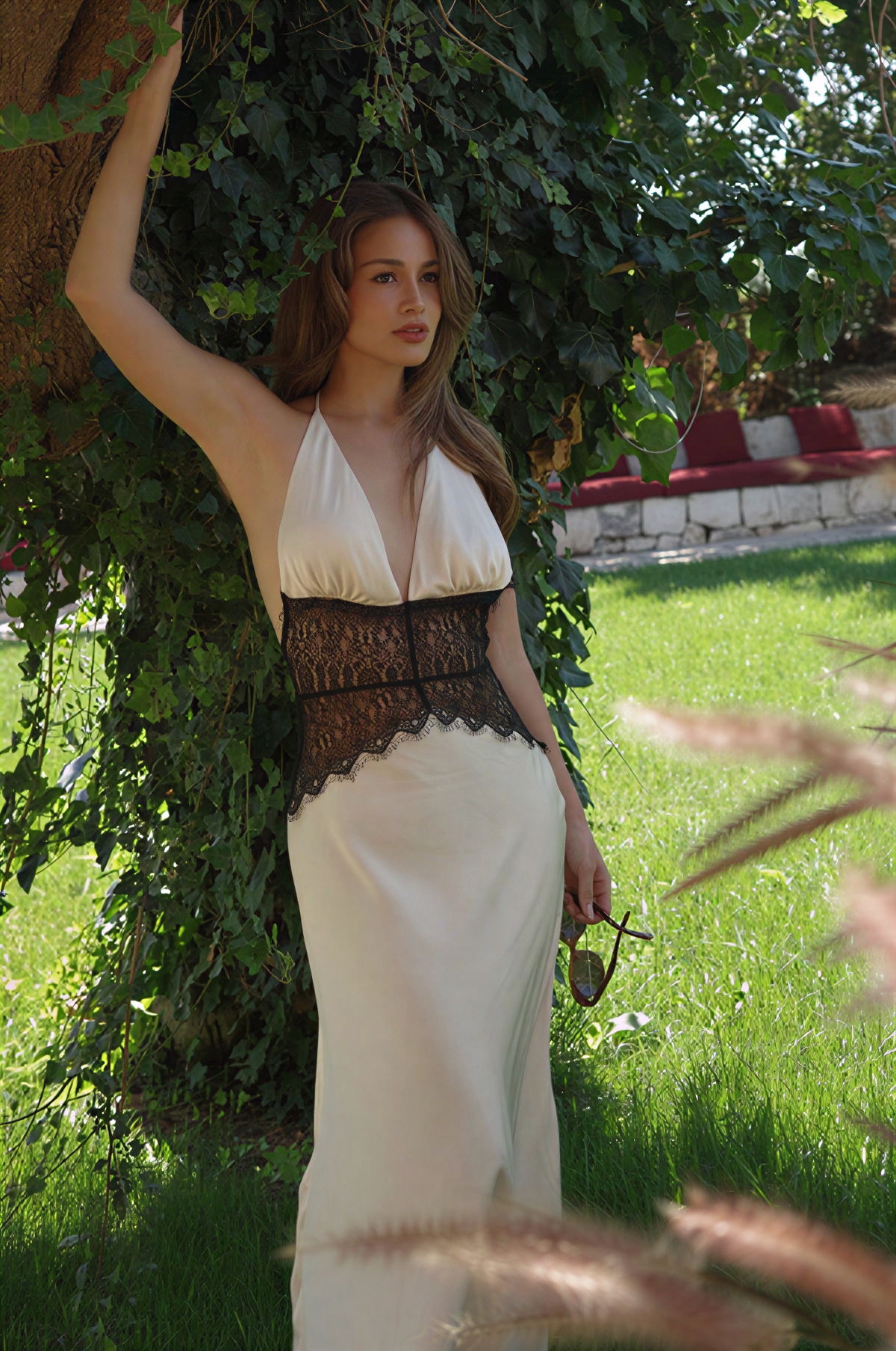 Amara Satin Maxi Dress