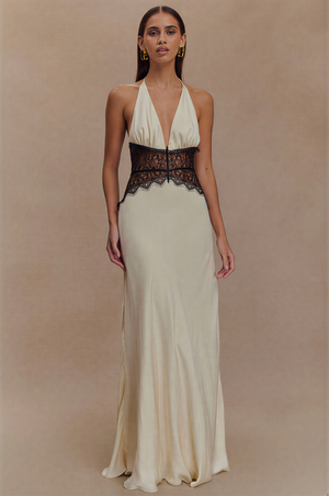 Amara Satin Maxi Dress